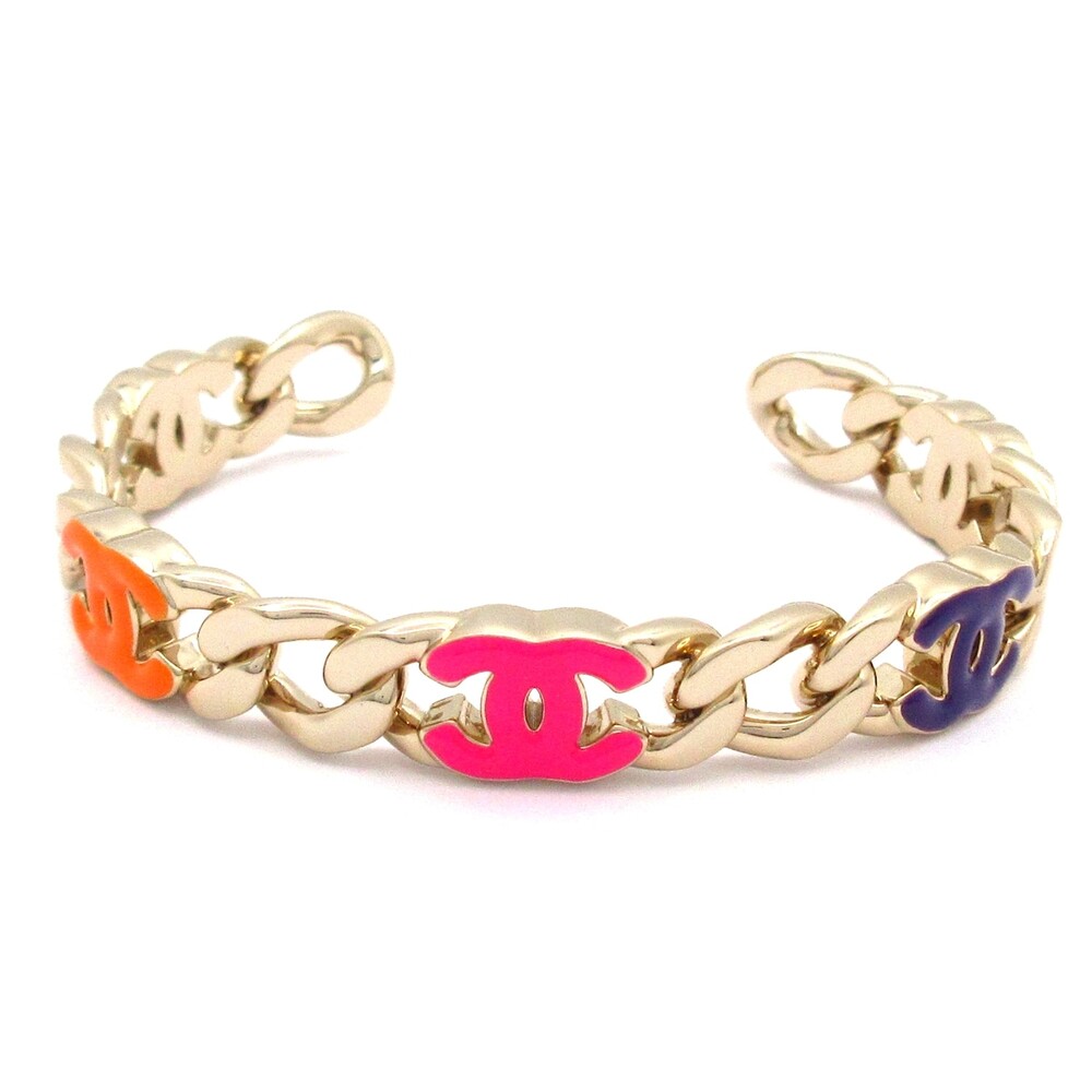 Chanel Coco Bangle Gold Pink Multi